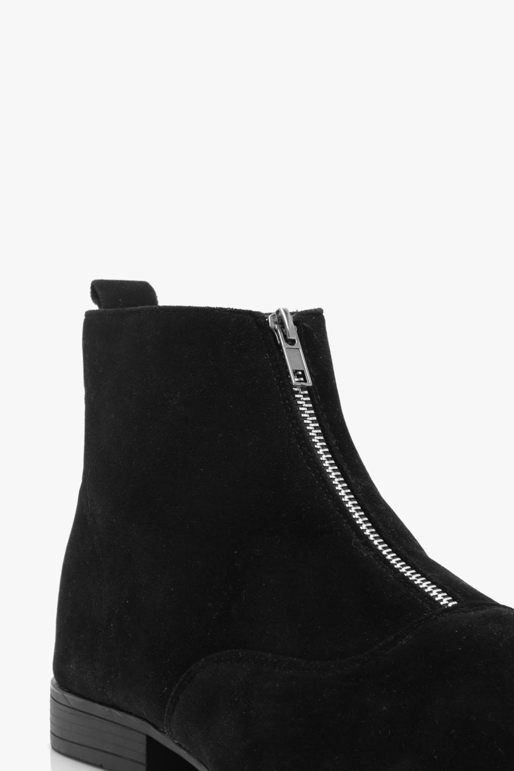 Zip Front Chelsea Boot