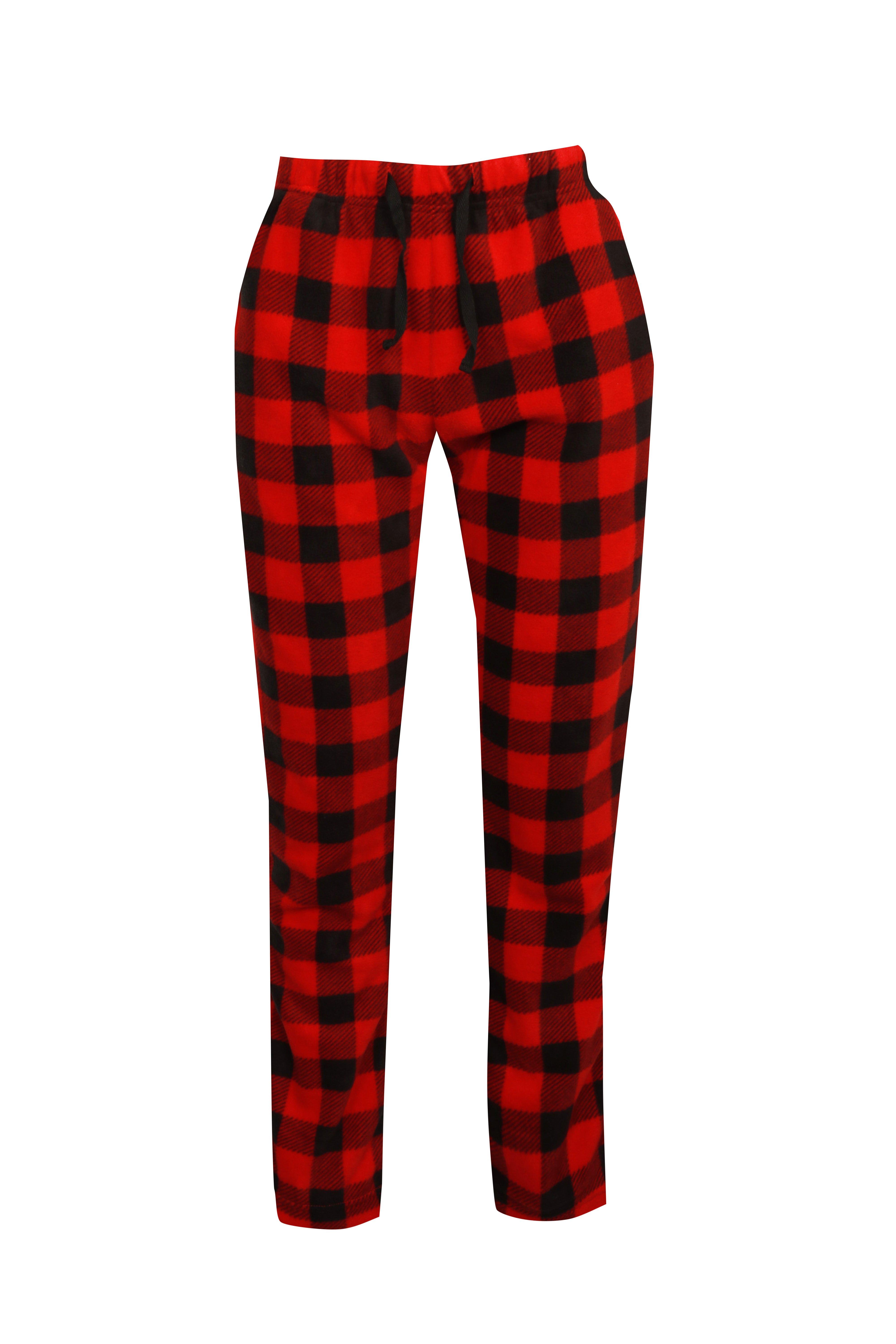 Women's Eastend Pajama Pants in Red/Black Check - Swanndri NZ