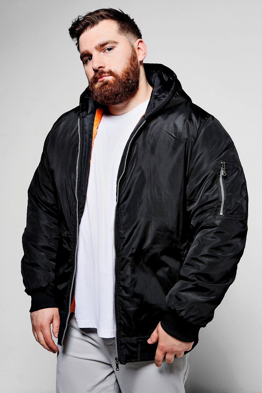 Ma1 hooded bomber jacket hotsell