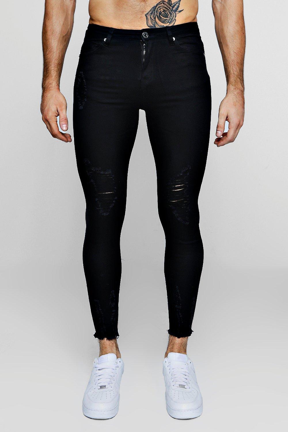 raw hem skinny jeans