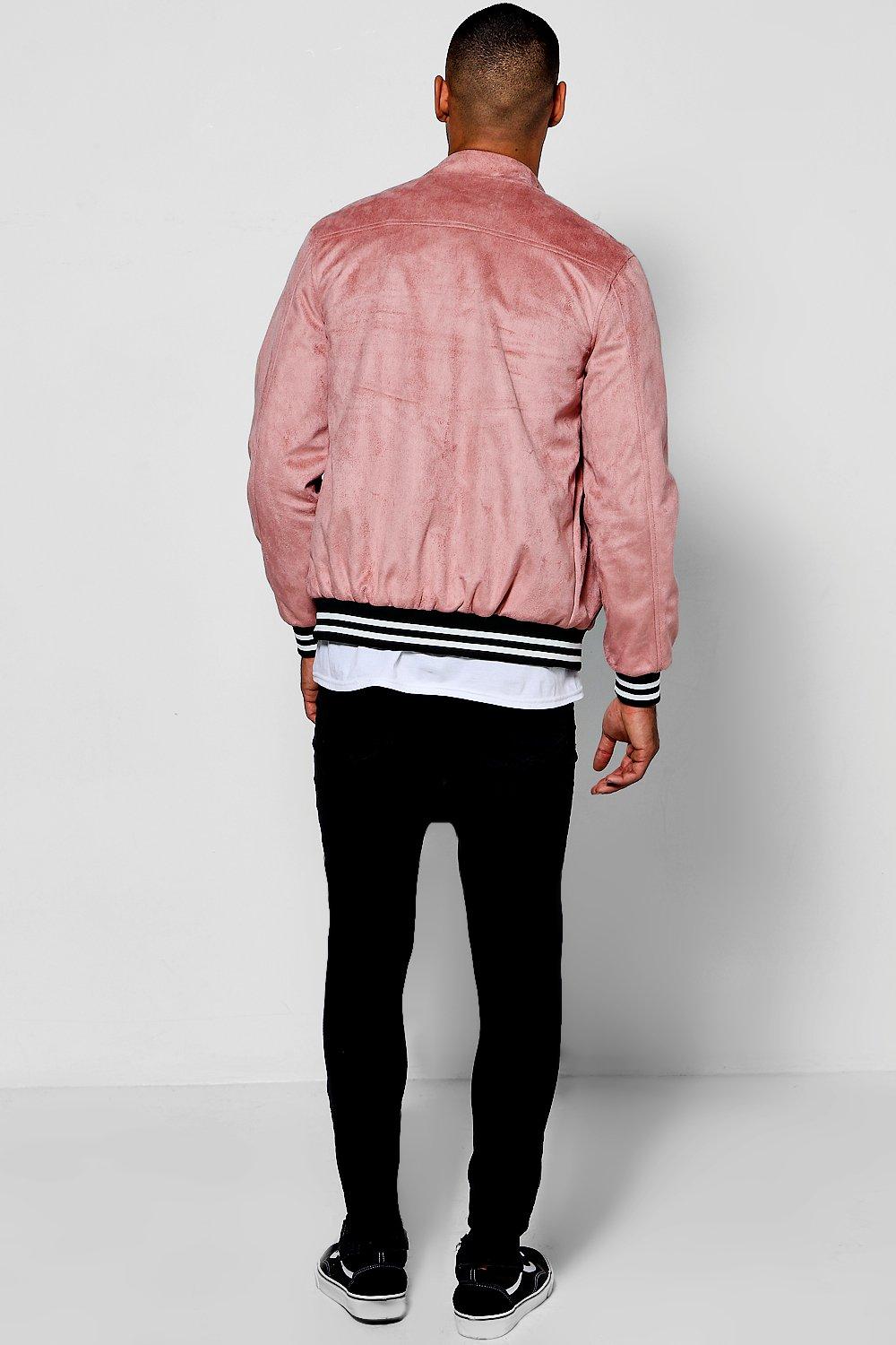 Bomber discount rose homme