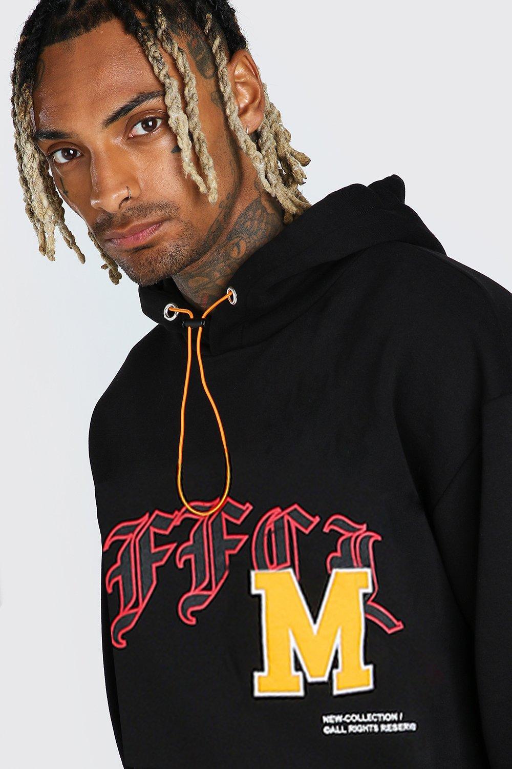 Oversized Official Varsity Printed Tracksuit BoohooMAN