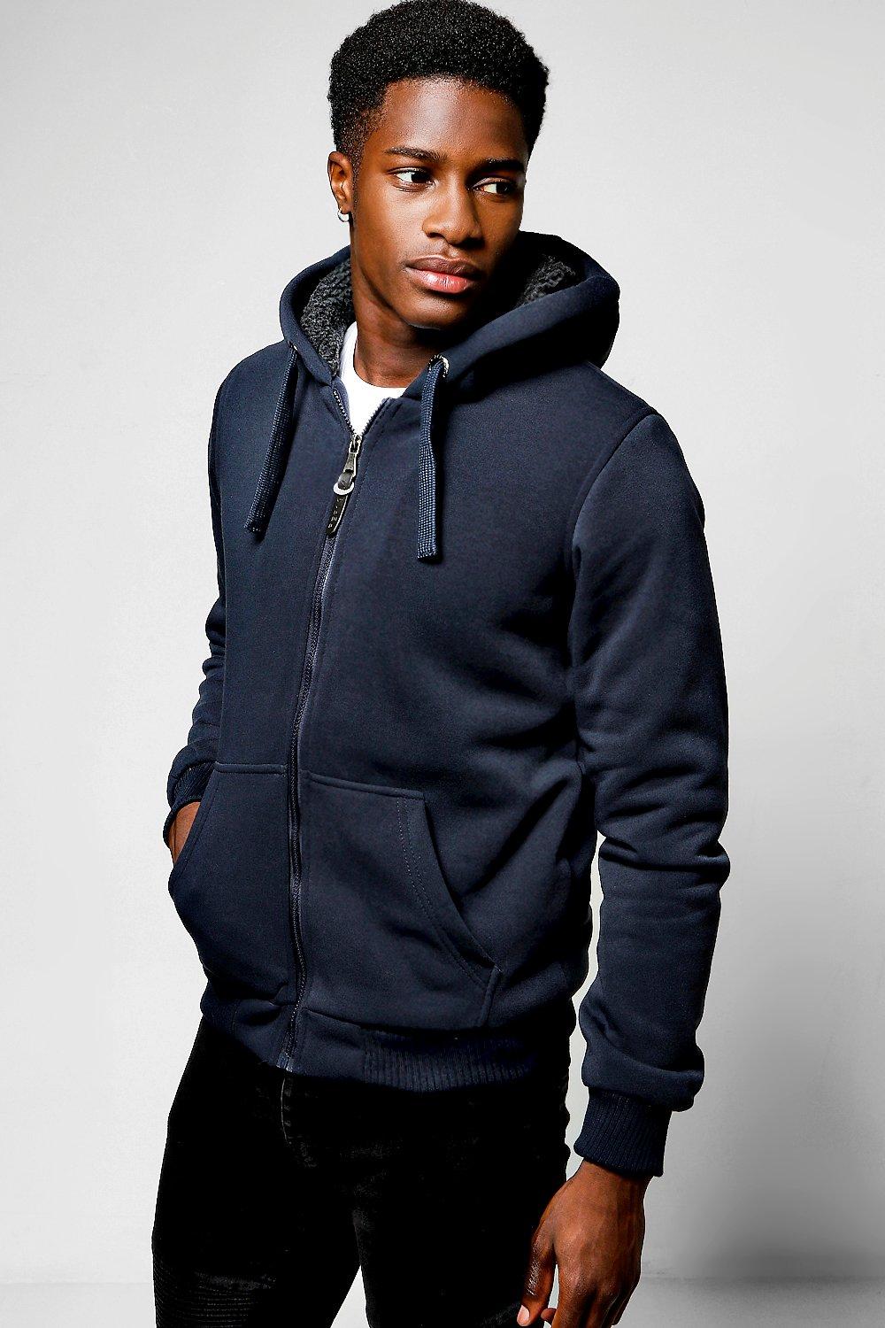 sherpa lined sweatshirt