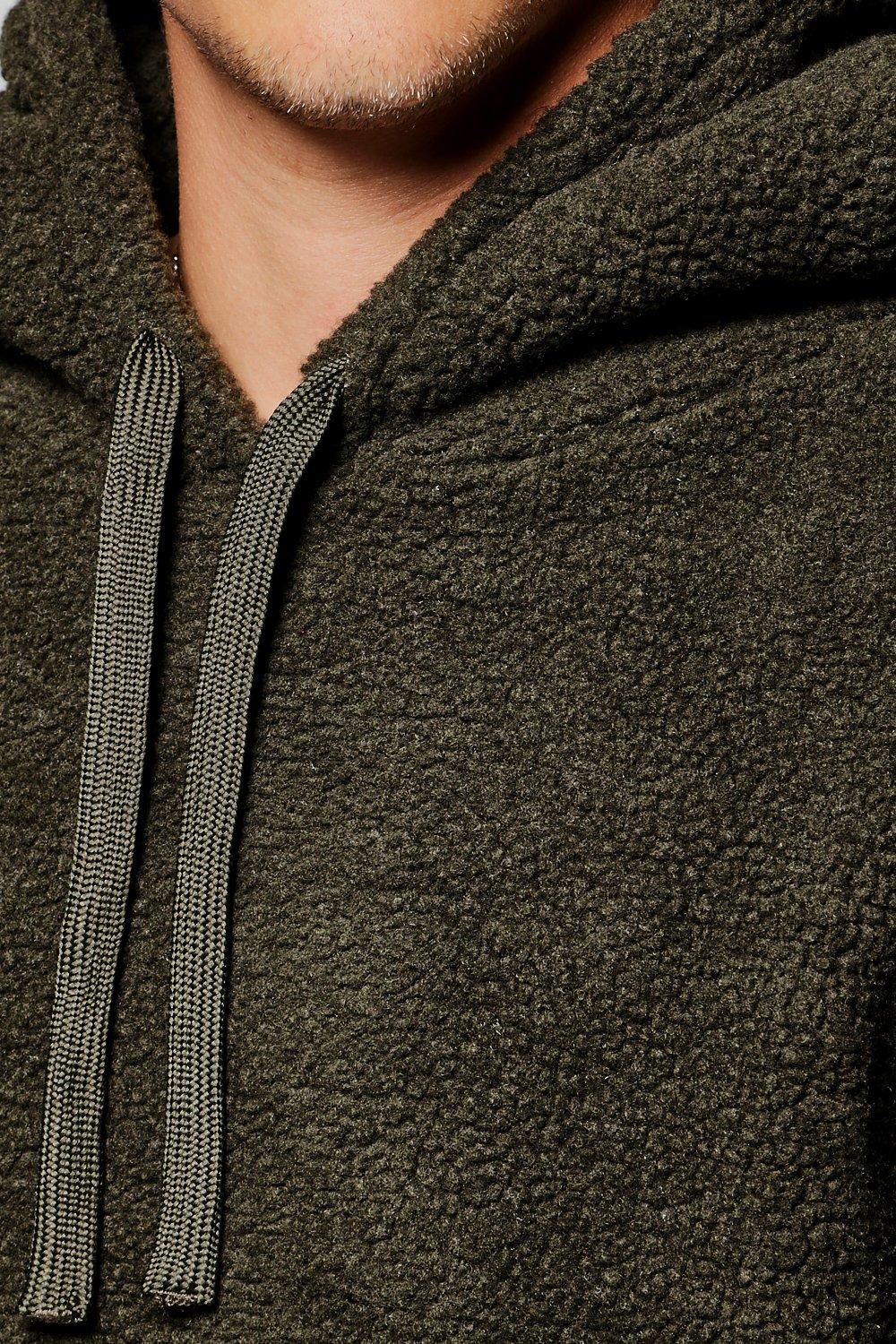 Overhead Hoodie In Borg with Kangaroo Pocket