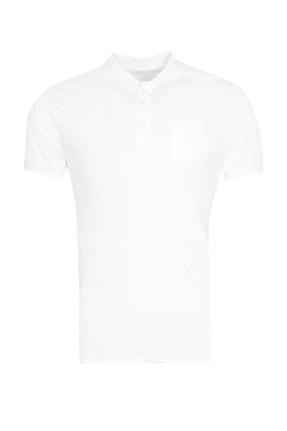 female white polo shirt