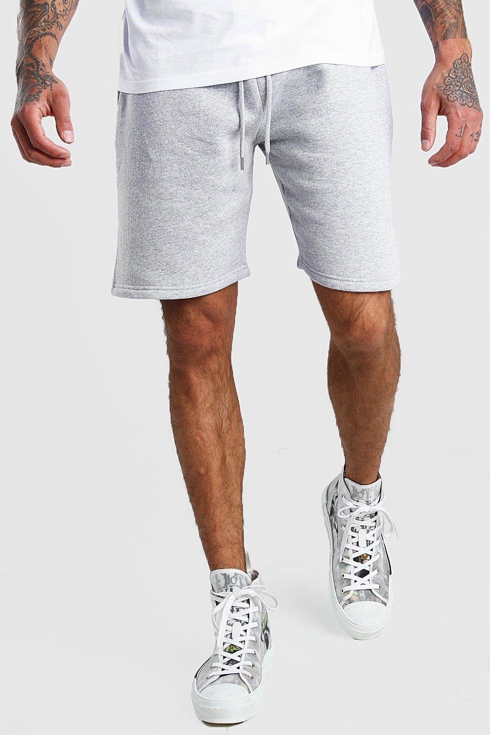 Basic Mid Length Jersey Shorts | boohoo