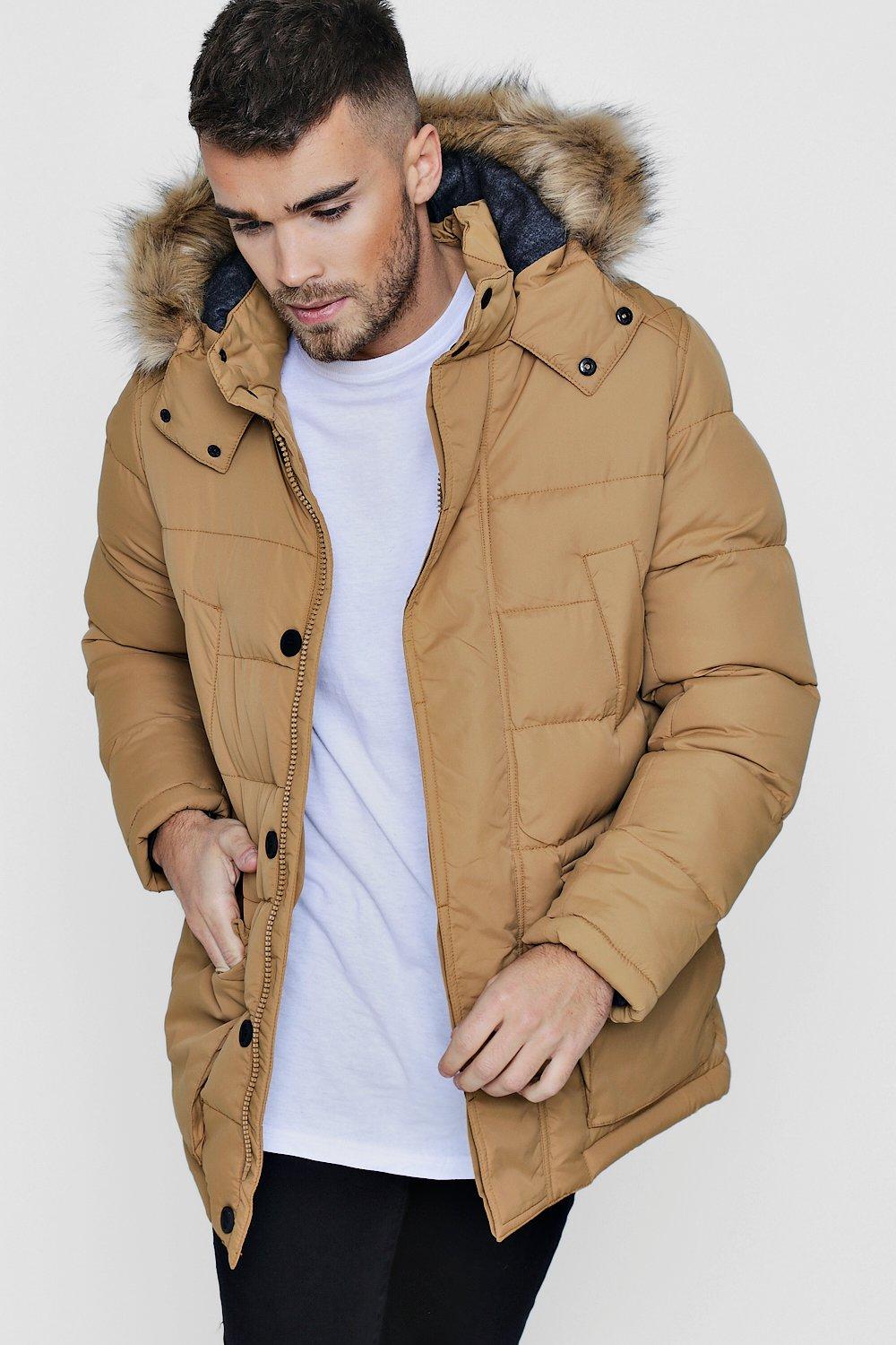 boohoo parka jacket