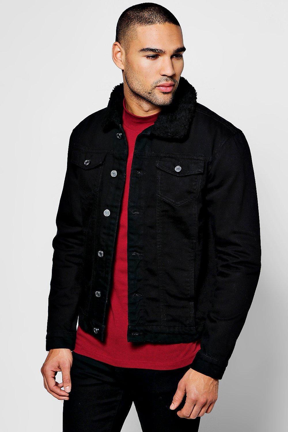 black denim jacket fit
