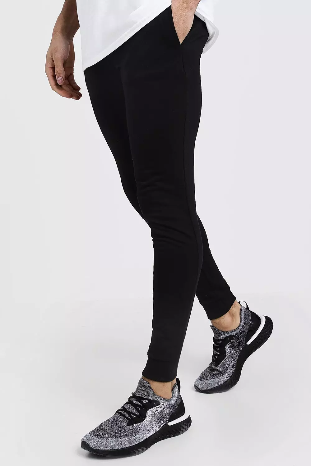 Boohoo super skinny joggers sale