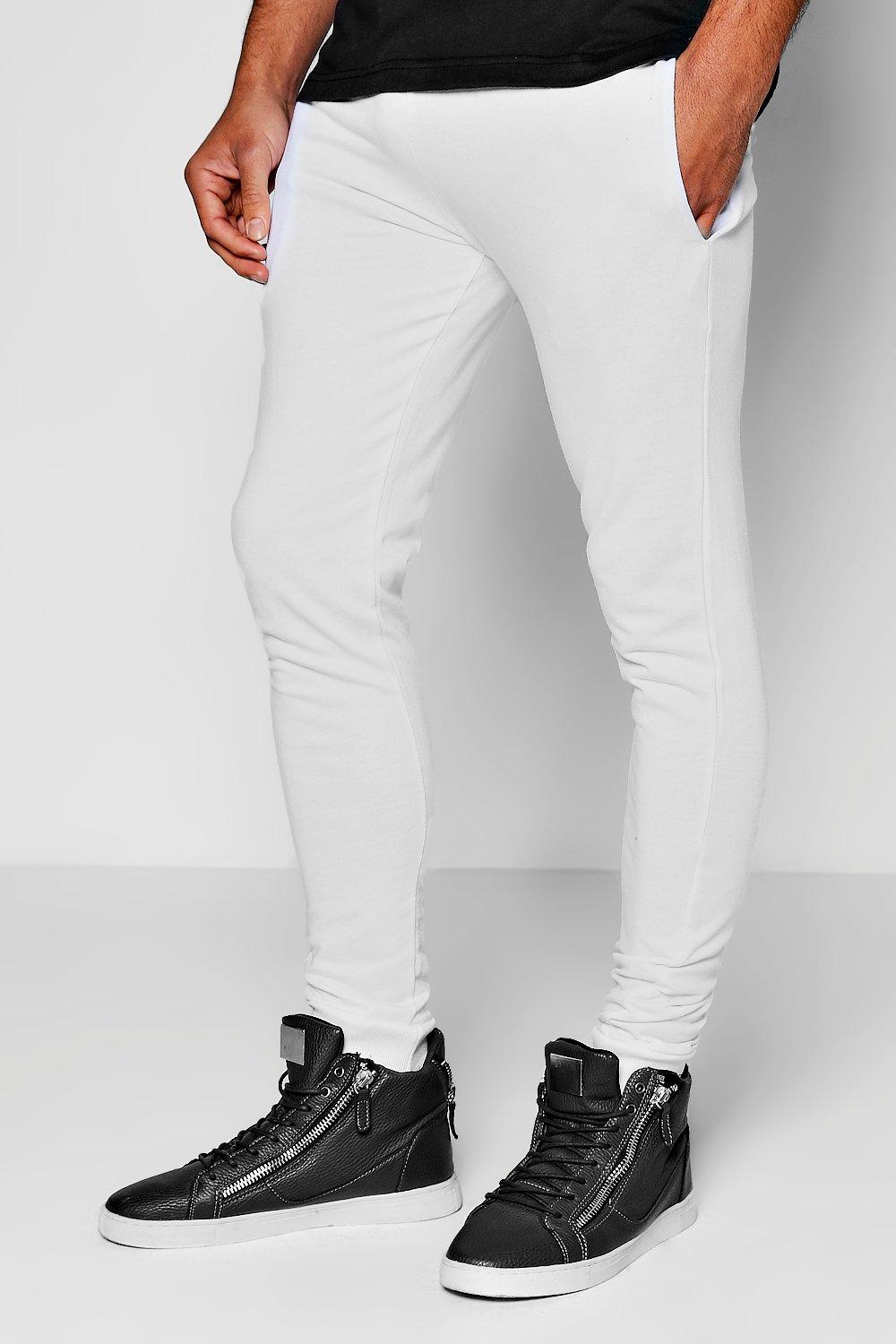 boohoo white joggers