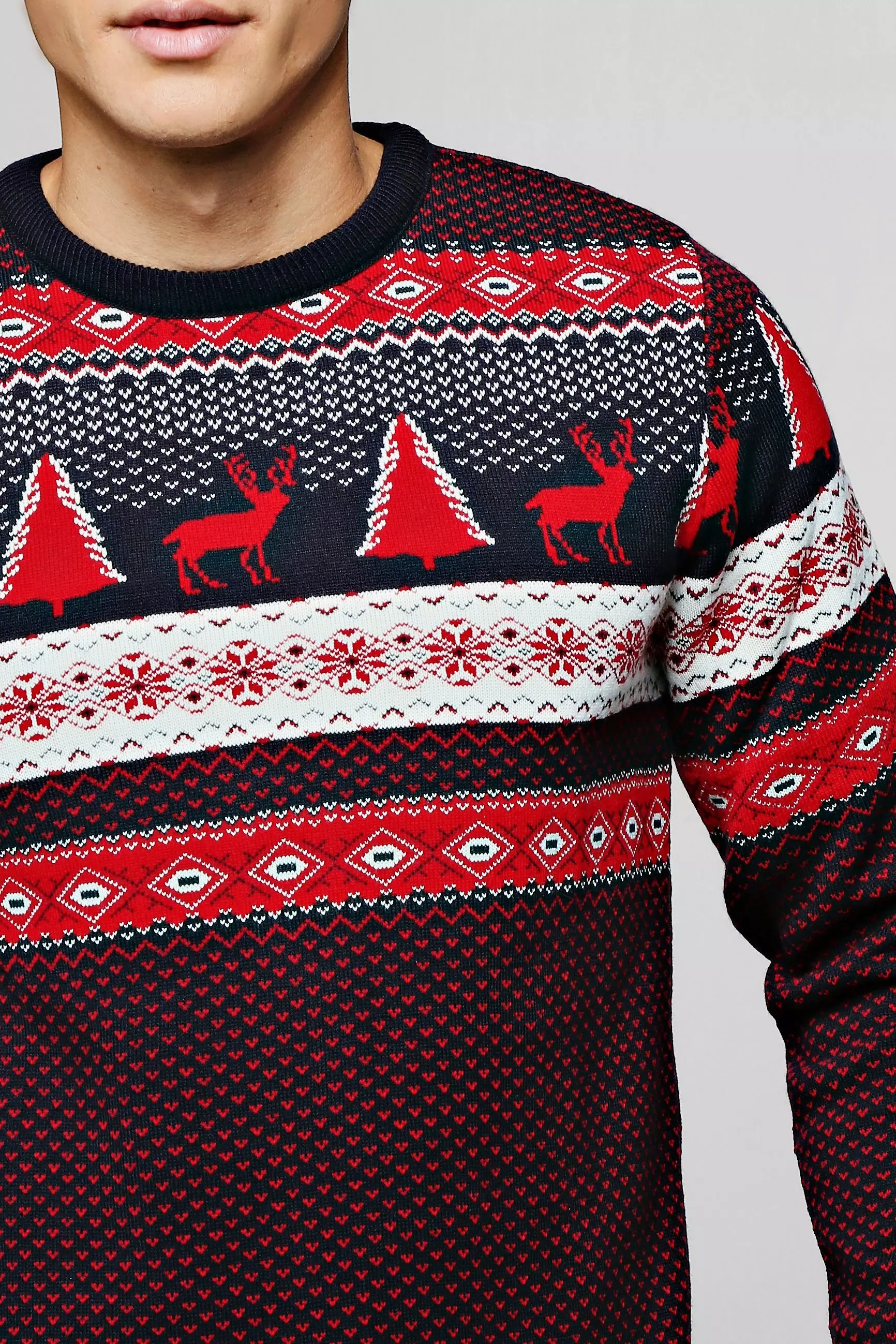 Maroon christmas clearance jumper