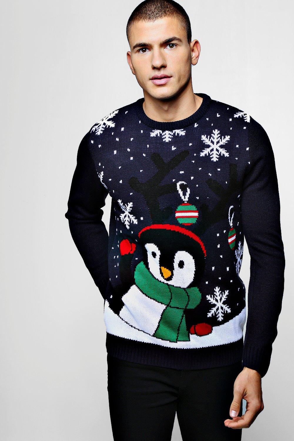 penguin christmas sweater