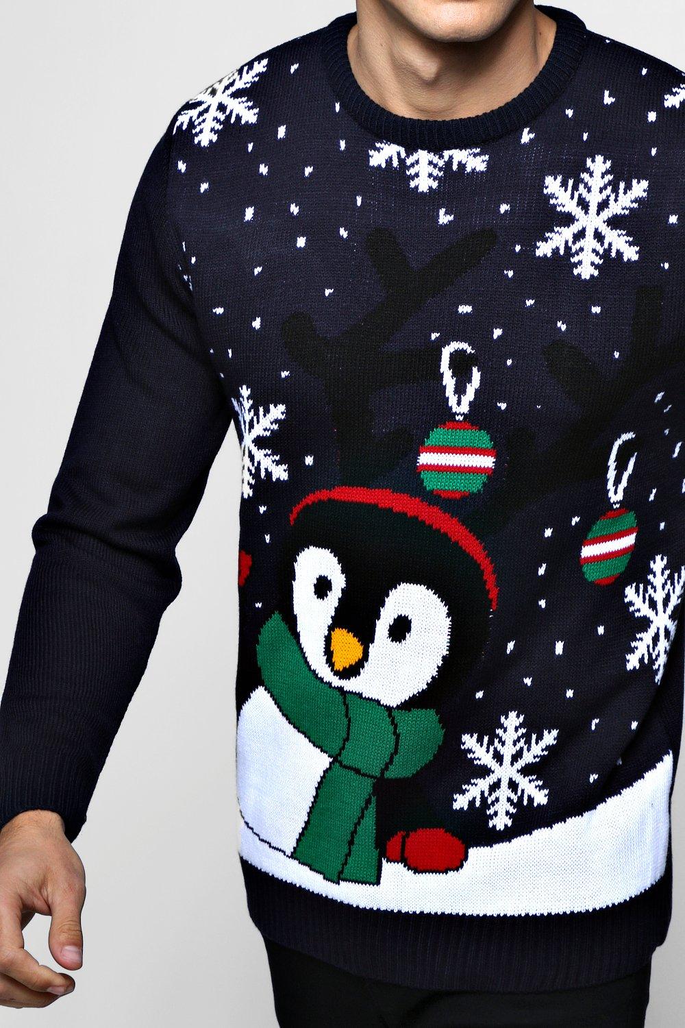 longline christmas jumper