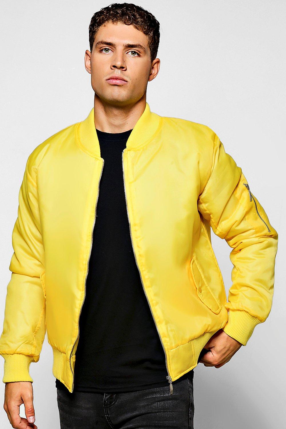 bomber jacket amarilla