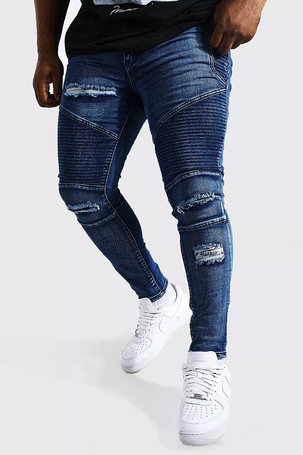 Biker jeans best sale skinny fit