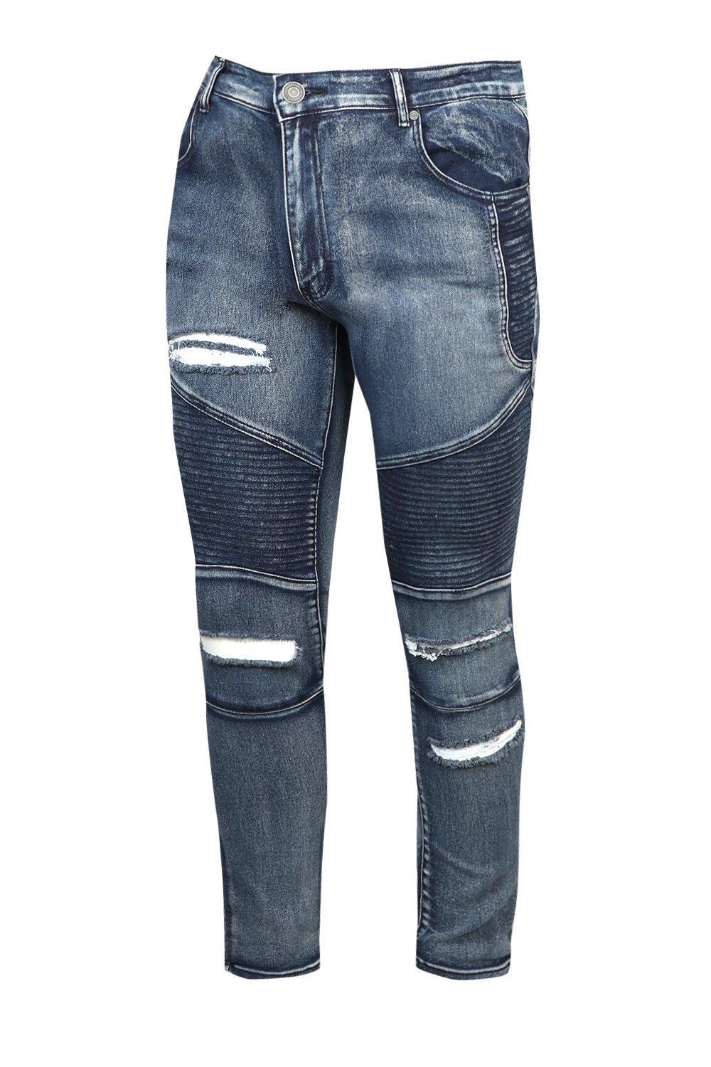 boohoo mens biker jeans