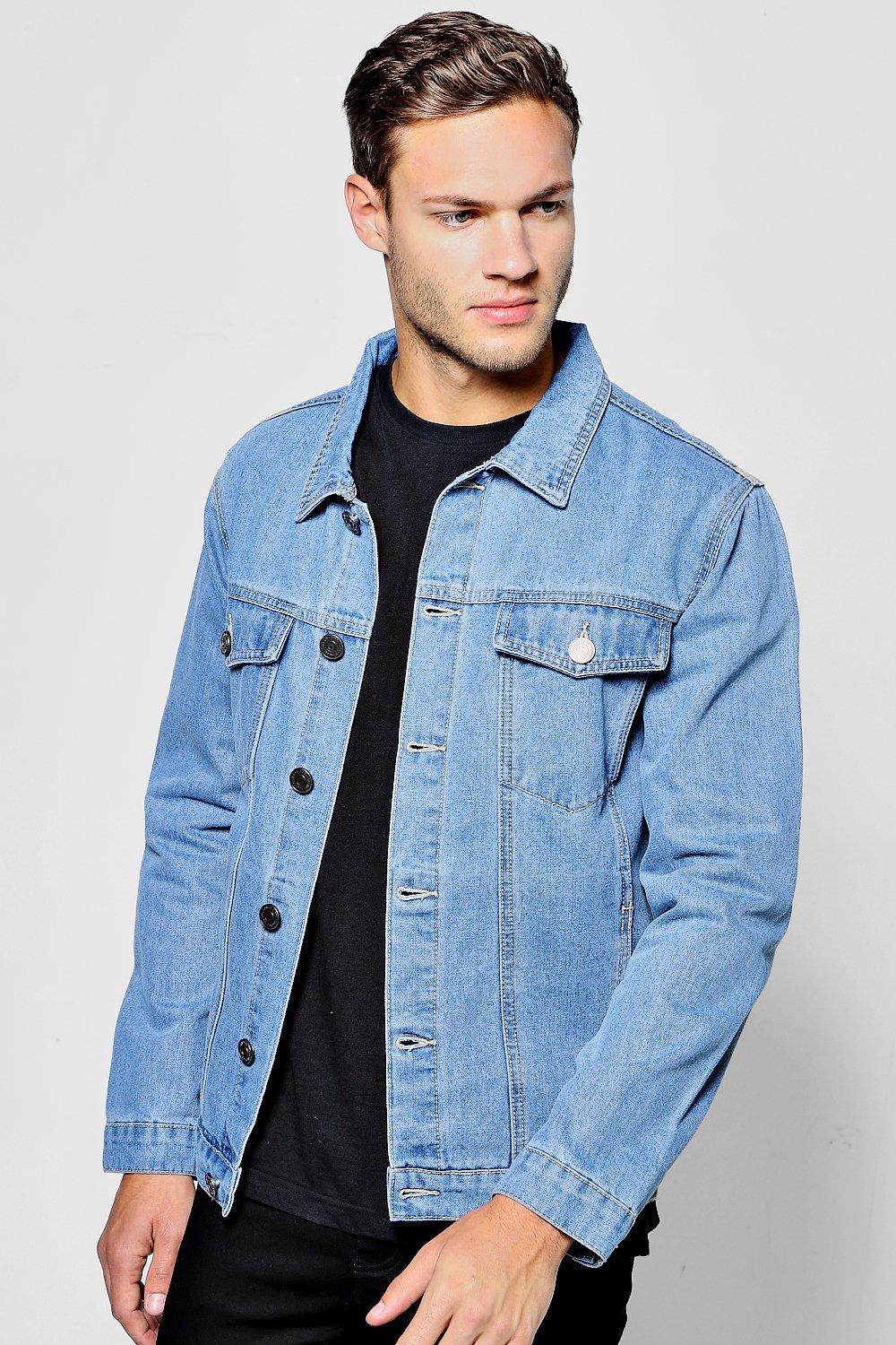 blue denim jacket