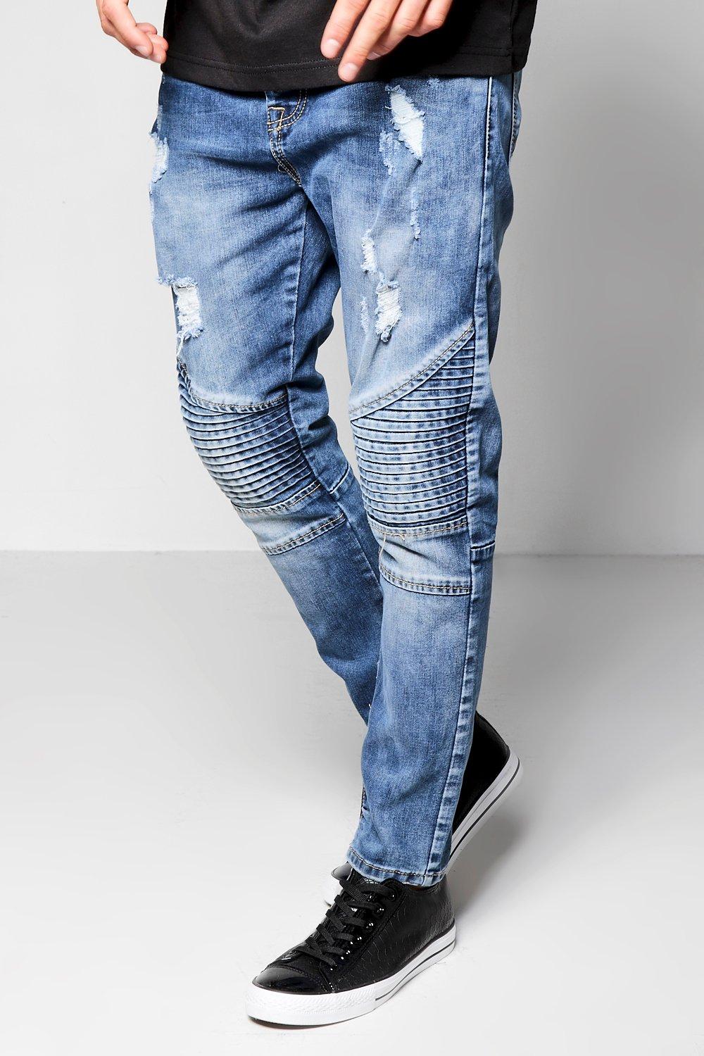 zip cuff jeans