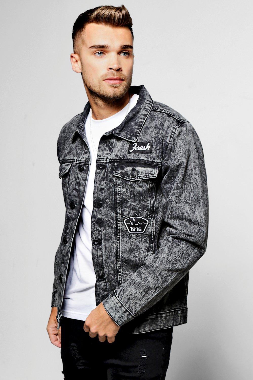 charcoal denim jacket