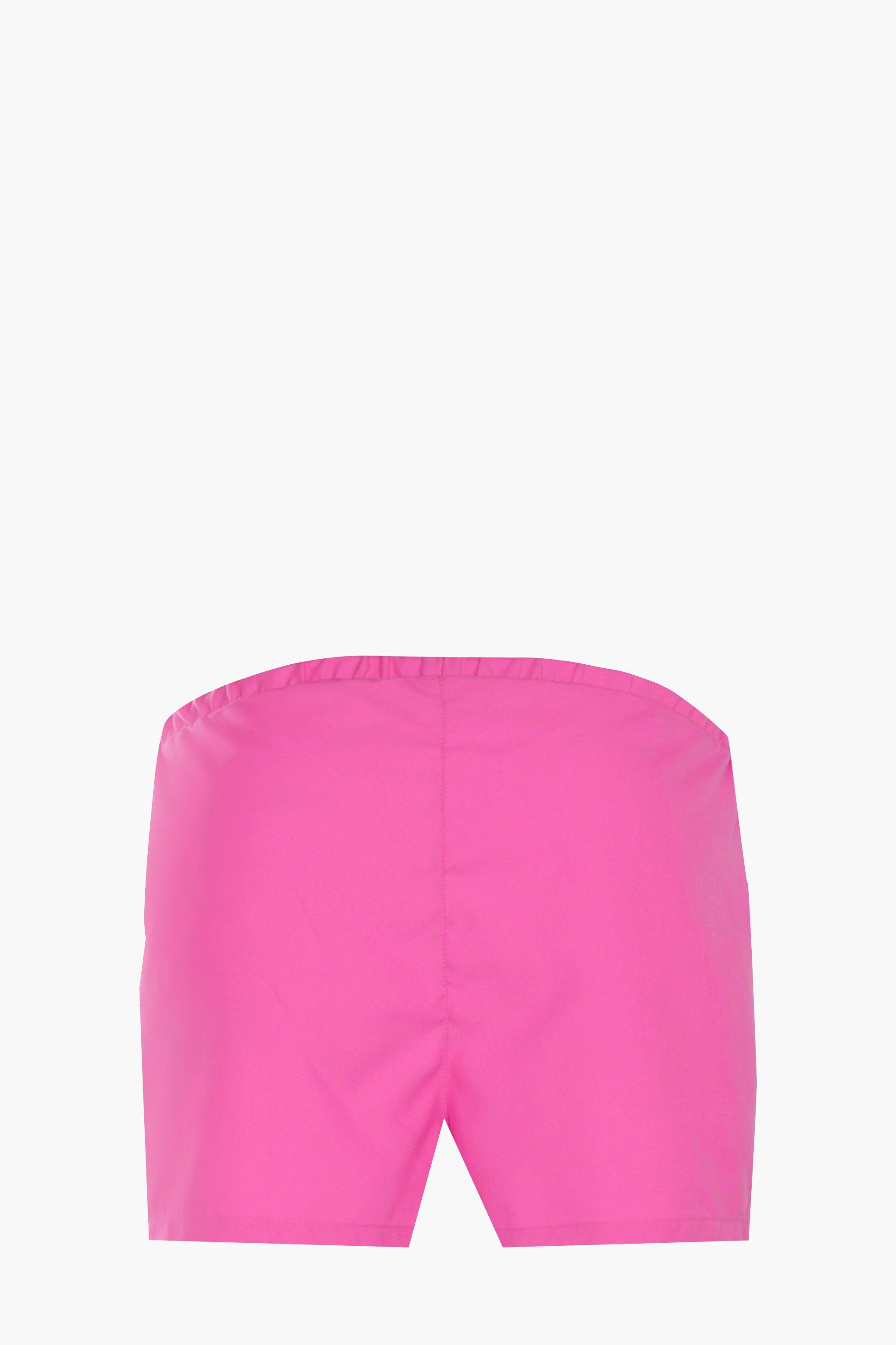 bright pink cycling shorts