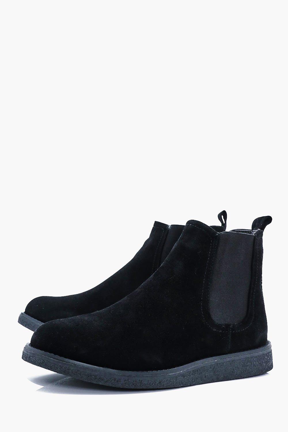 Wedge Sole Chelsea Boots