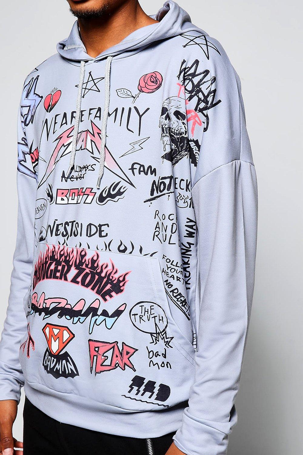 sweatshirt graffiti