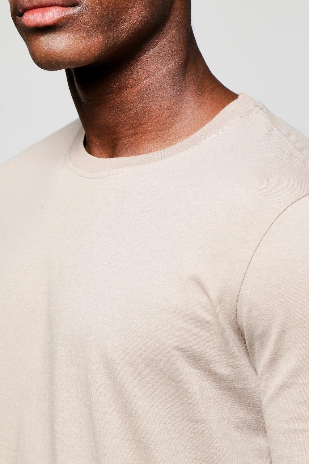 Tシャツ・カットソー Dunst CURVED HEM SLIMFIT TOP BLACK_UDTS5B225BK 51hEtb7wUgL.jpg