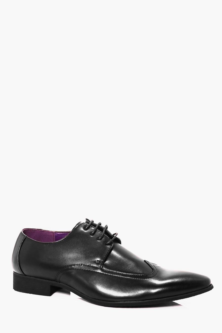 Black svart Formal Lace Up Shoe image number 1