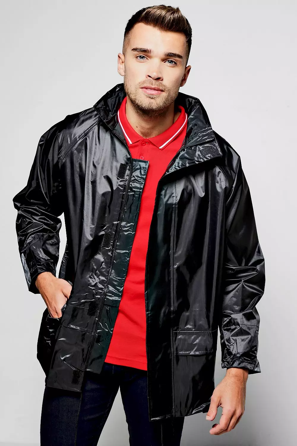 Boohoo cheap waterproof jacket