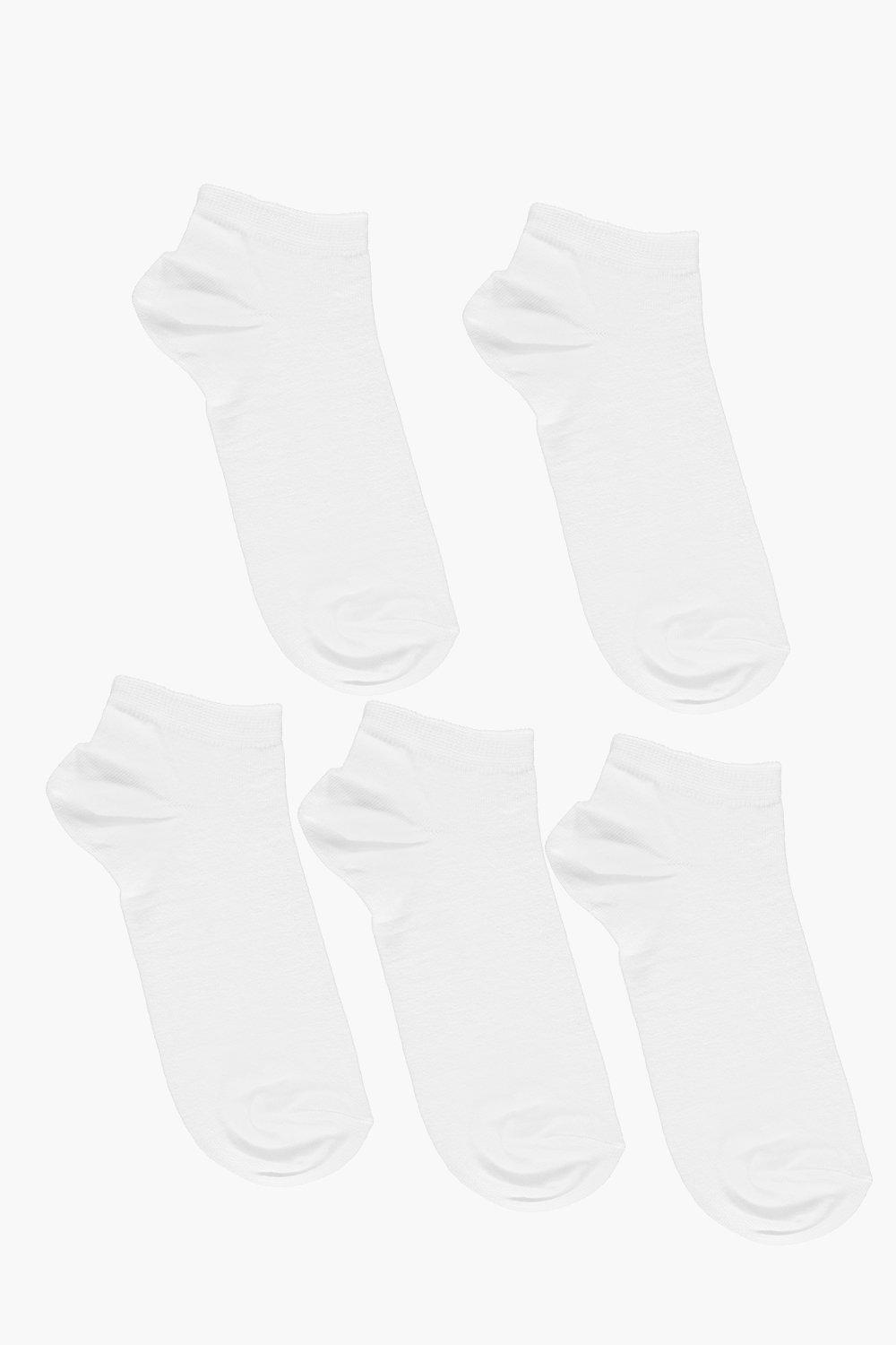 plain white trainer socks