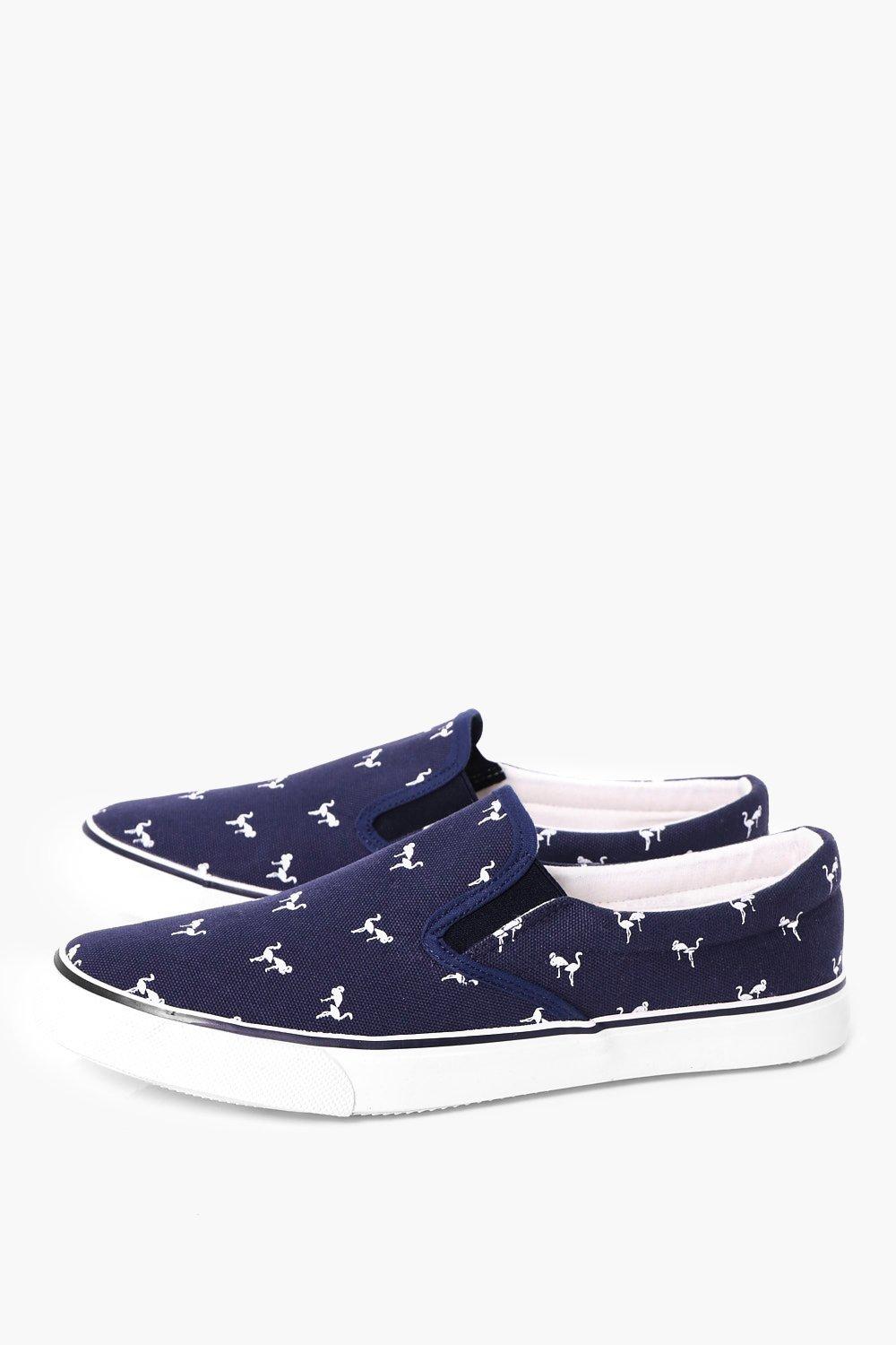 Boohoo hot sale navy shoes