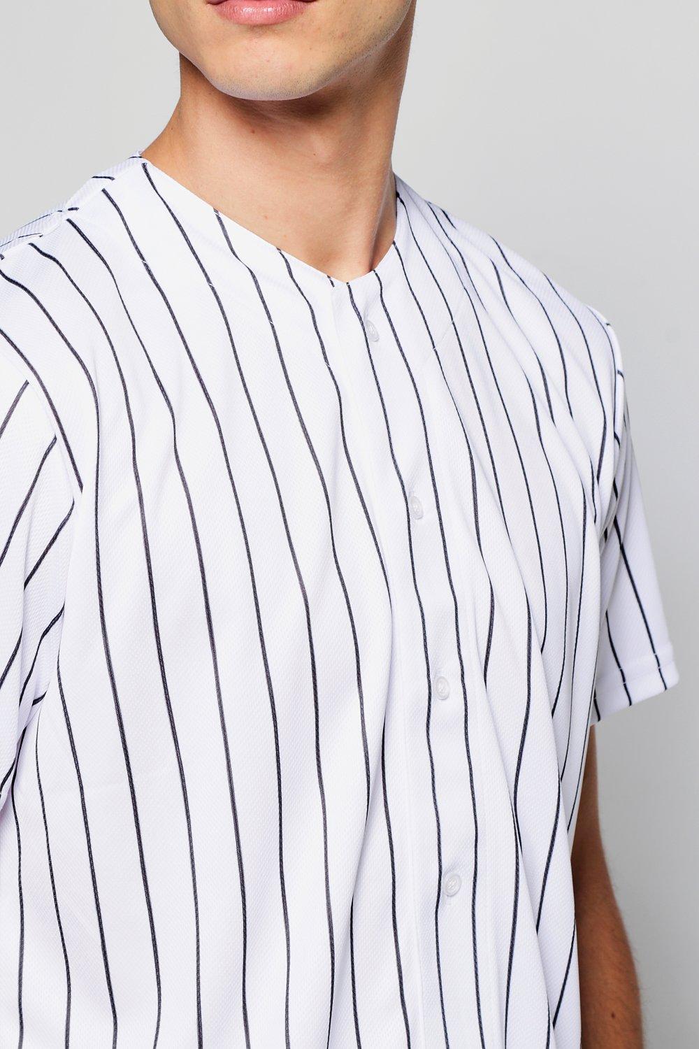 Empyre Chuck Green Striped Baseball Jersey