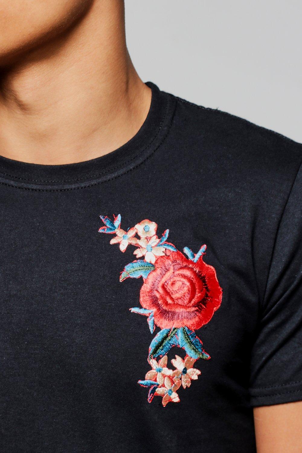 T shirt rose fleur homme new arrivals