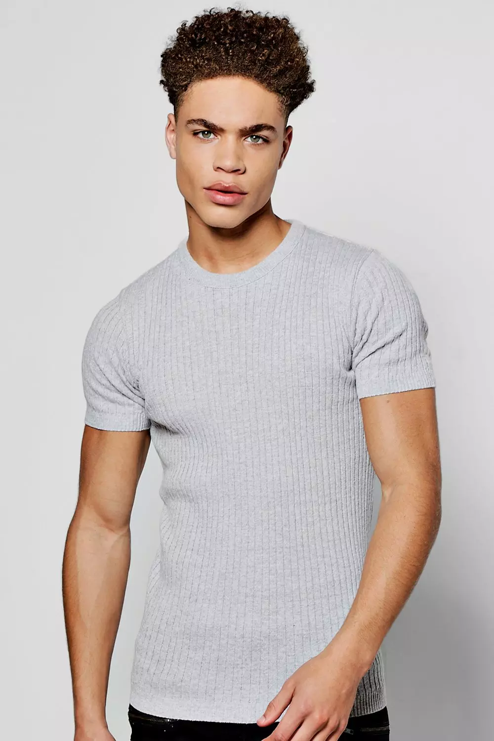 Tシャツ・カットソー MCM GREY COTTON T-SHIRT Long fiber cotton t-shirt - Light Gray | Benetton