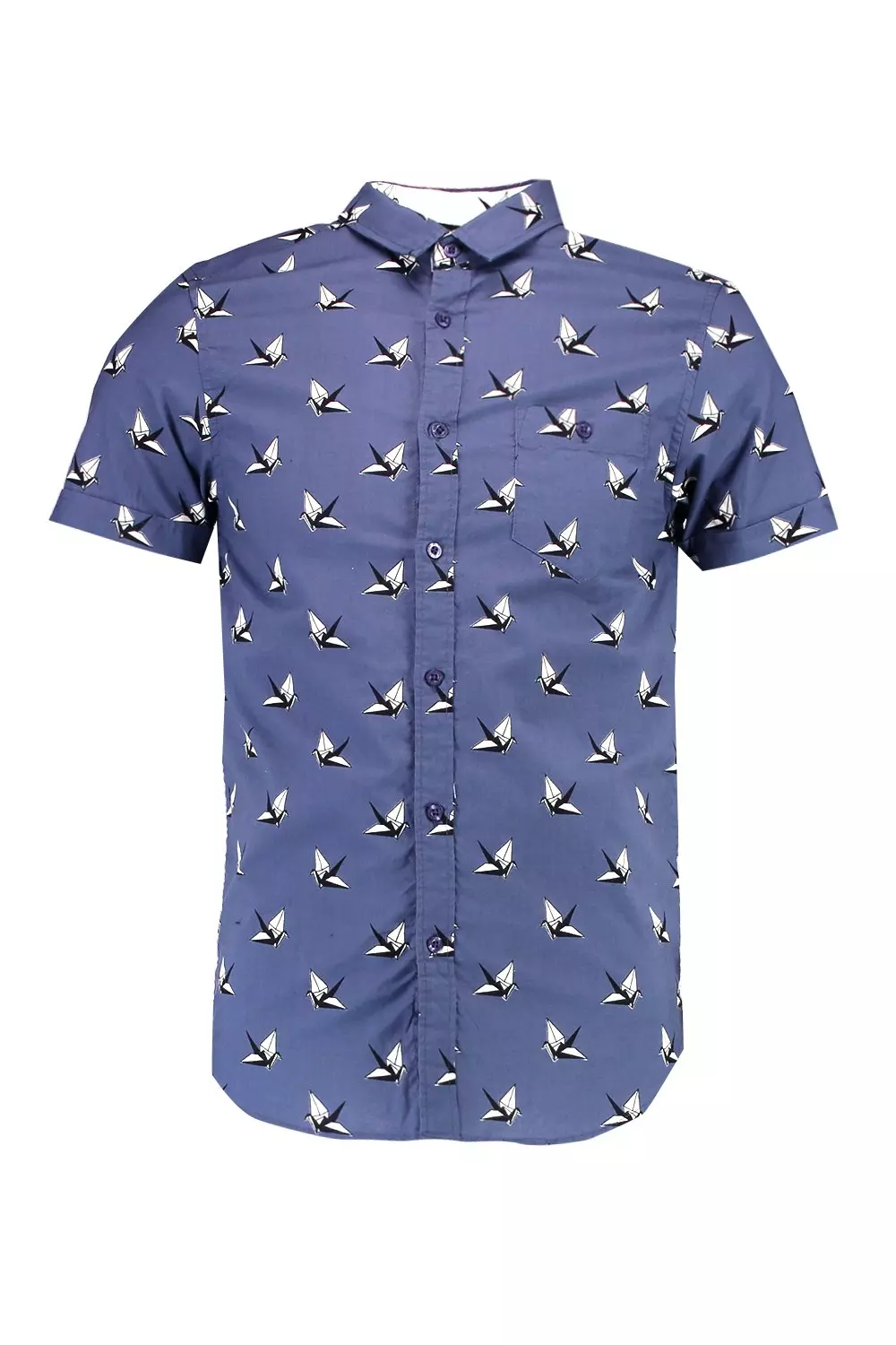 Origami Bird Short Sleeve Shirt