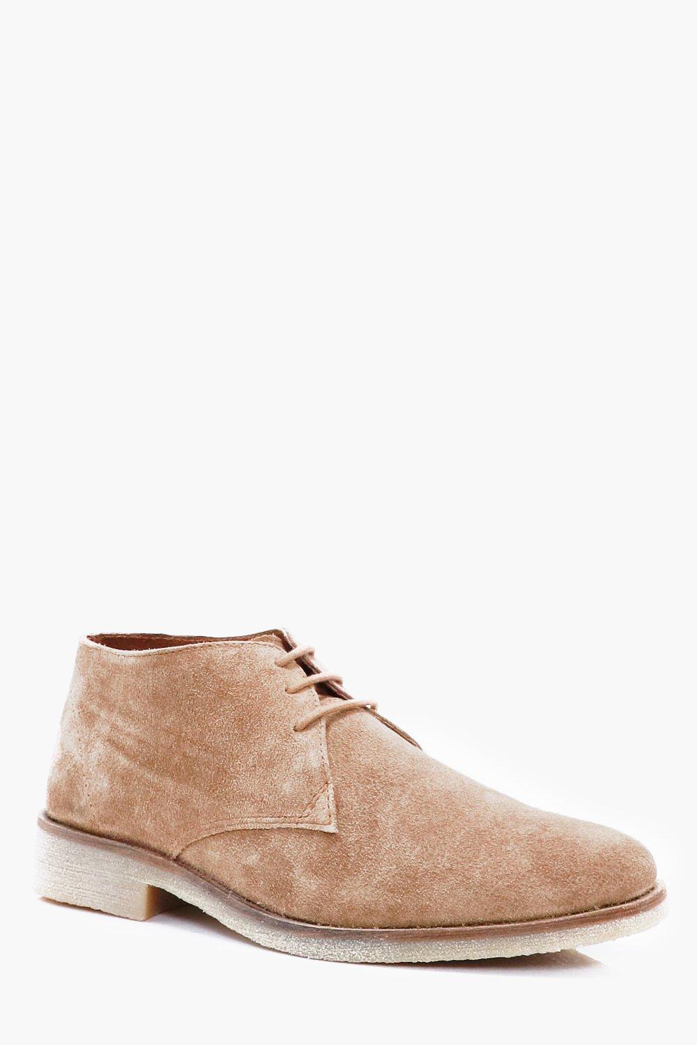 real suede desert boots