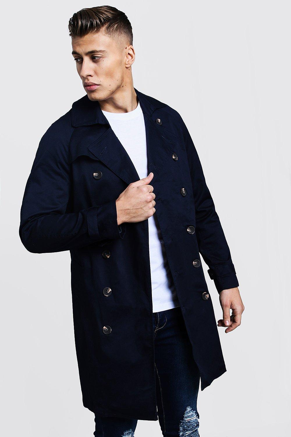 smart trench coat mens