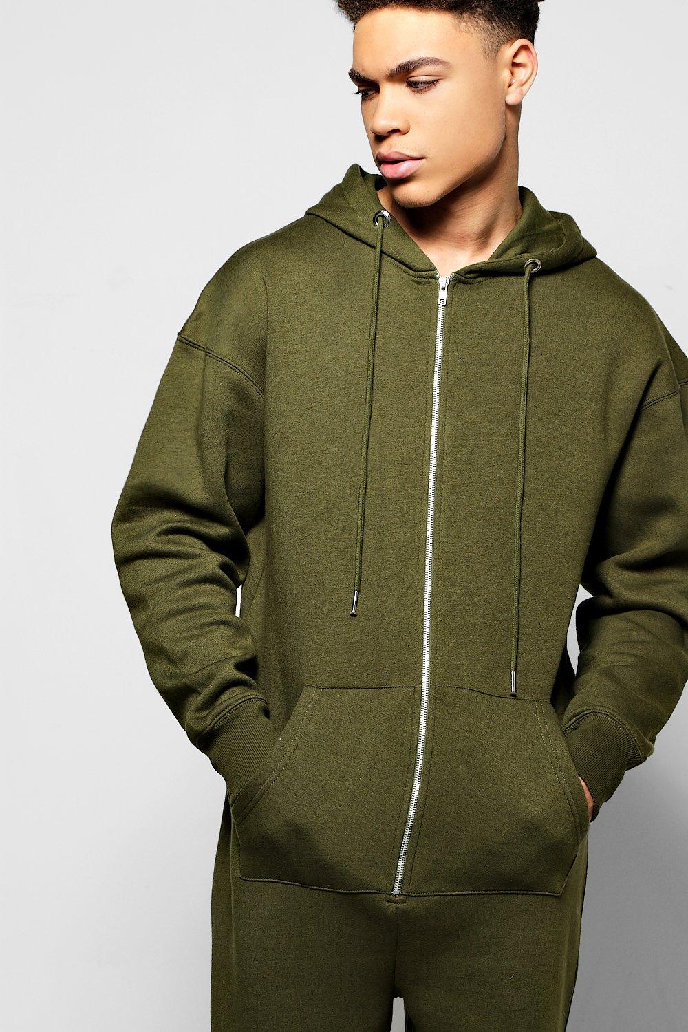 Oversized Drop Shoulder Onesie boohoo