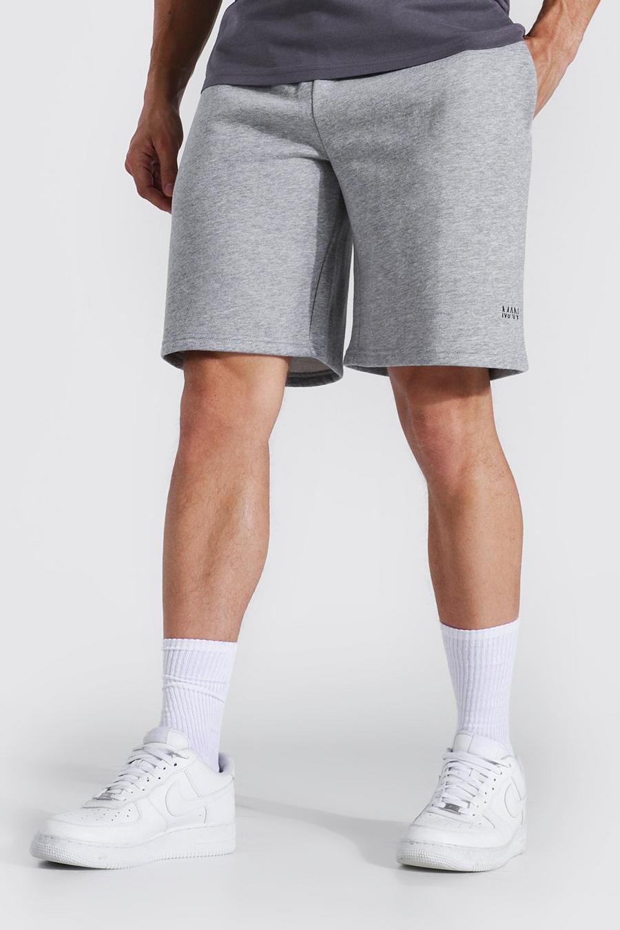 Grey marl Original Man Loose Fit Jersey Shorts image number 1
