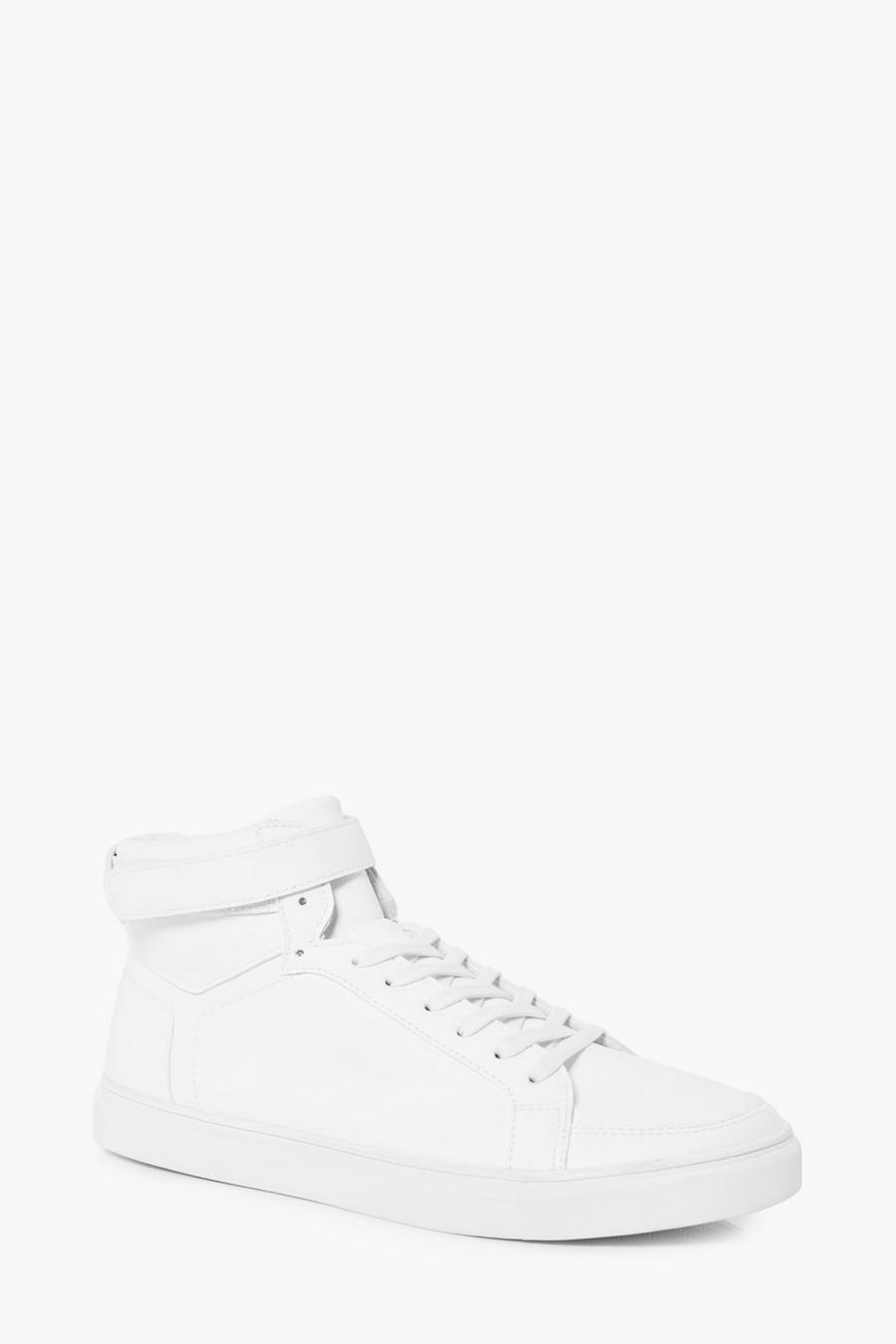 White High Top Trainers image number 1
