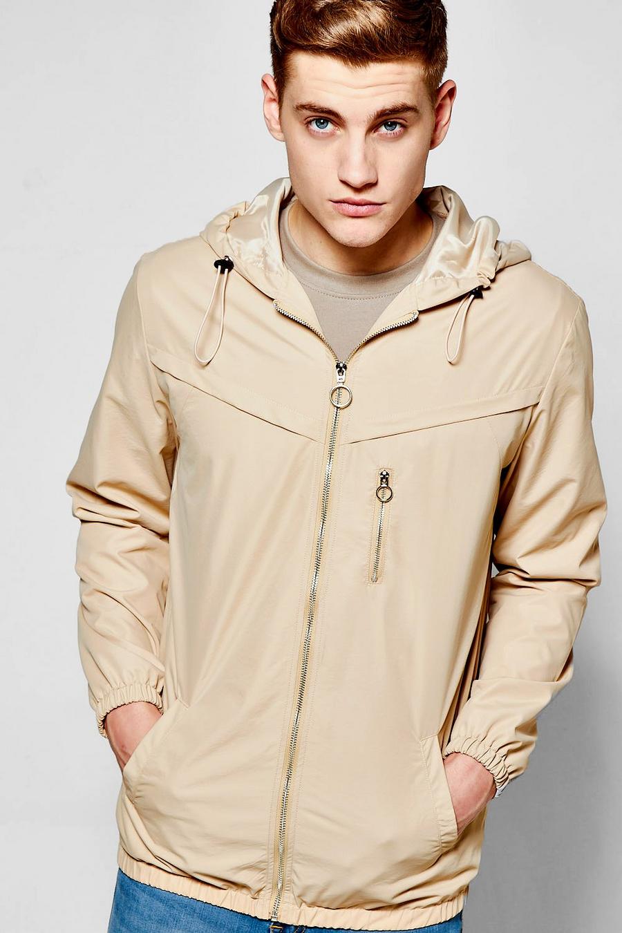 veste coupe-vent à capuche zippée, Roche image number 1