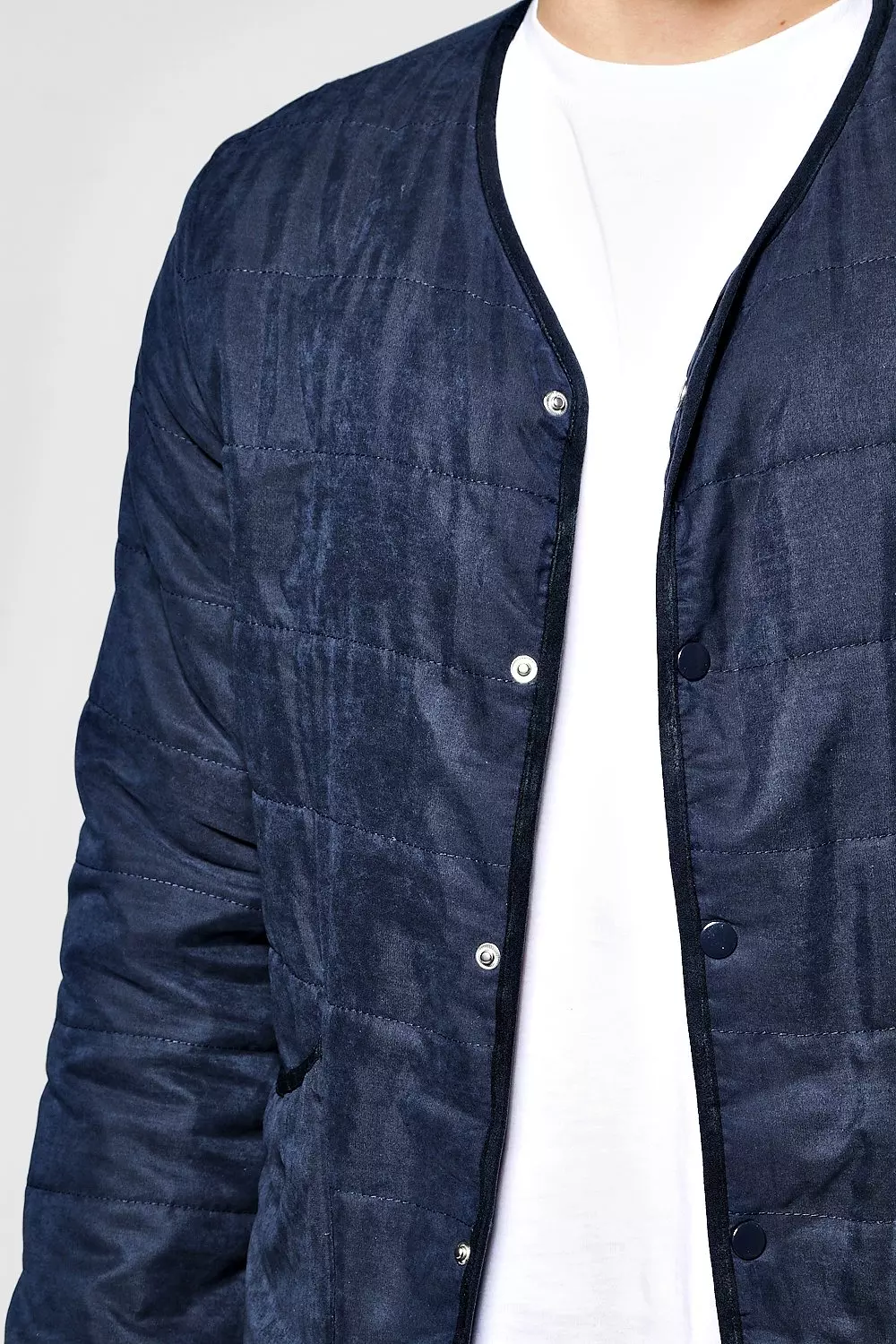 semoh　Collarless Jacket semoh Collarless Jacket