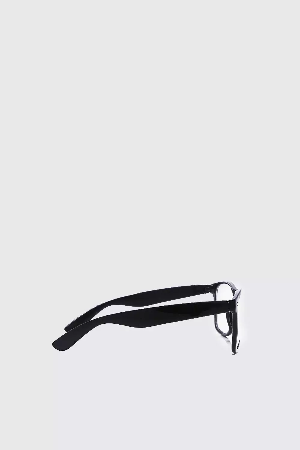 Black Classic Geek Glasses alternative image