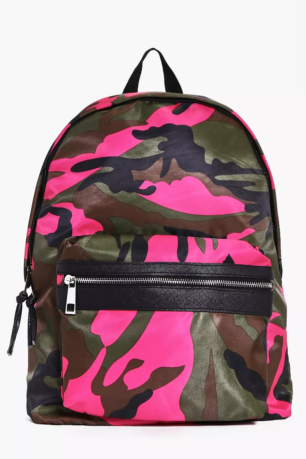 Pink camo mini top backpack