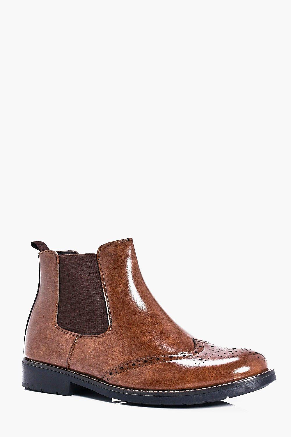 brogue chelsea boots womens uk