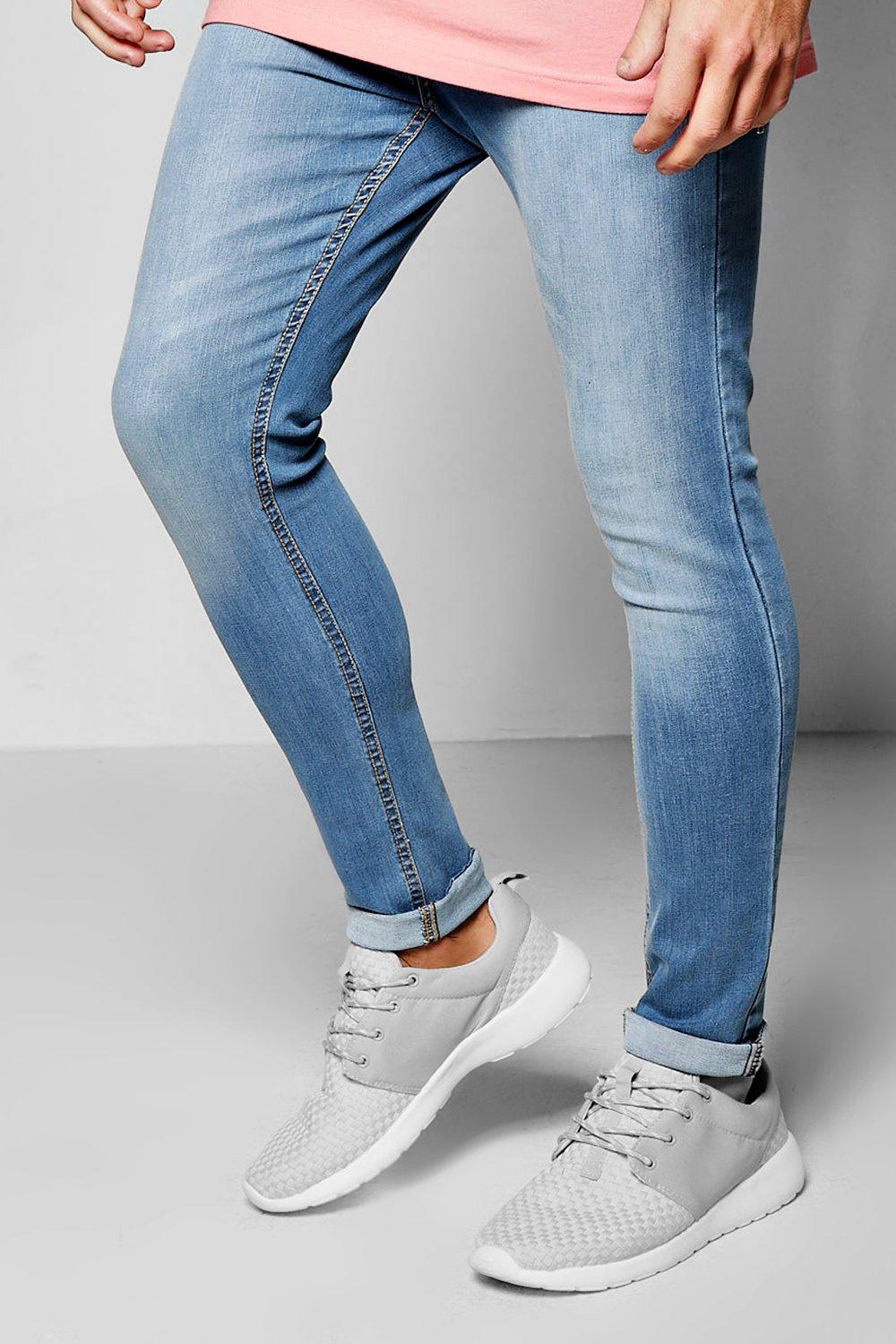 pale blue jeans
