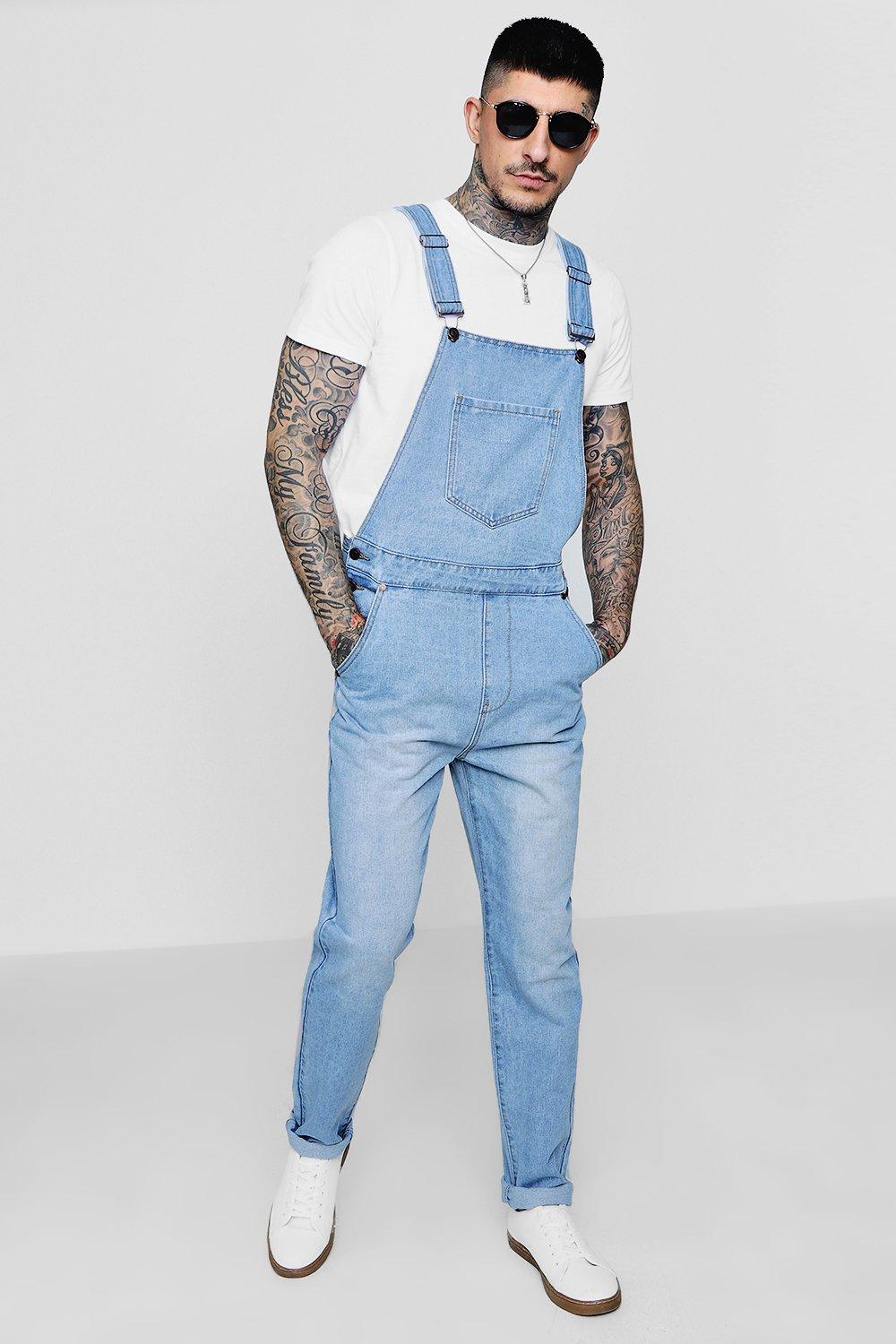 slim leg dungarees