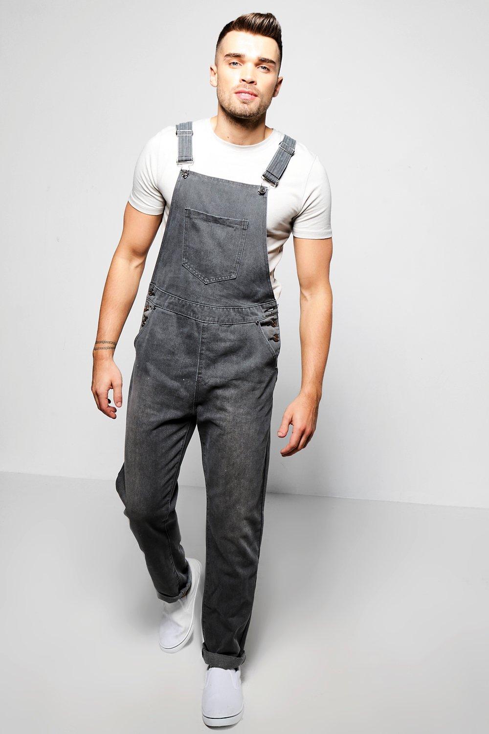 male denim dungarees