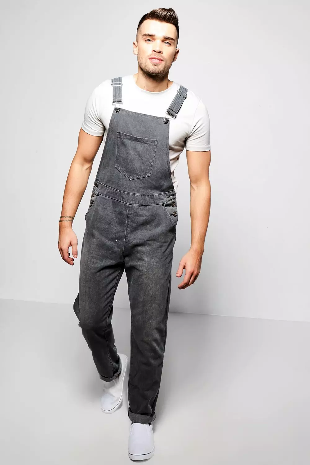 Slim fit deals denim dungarees