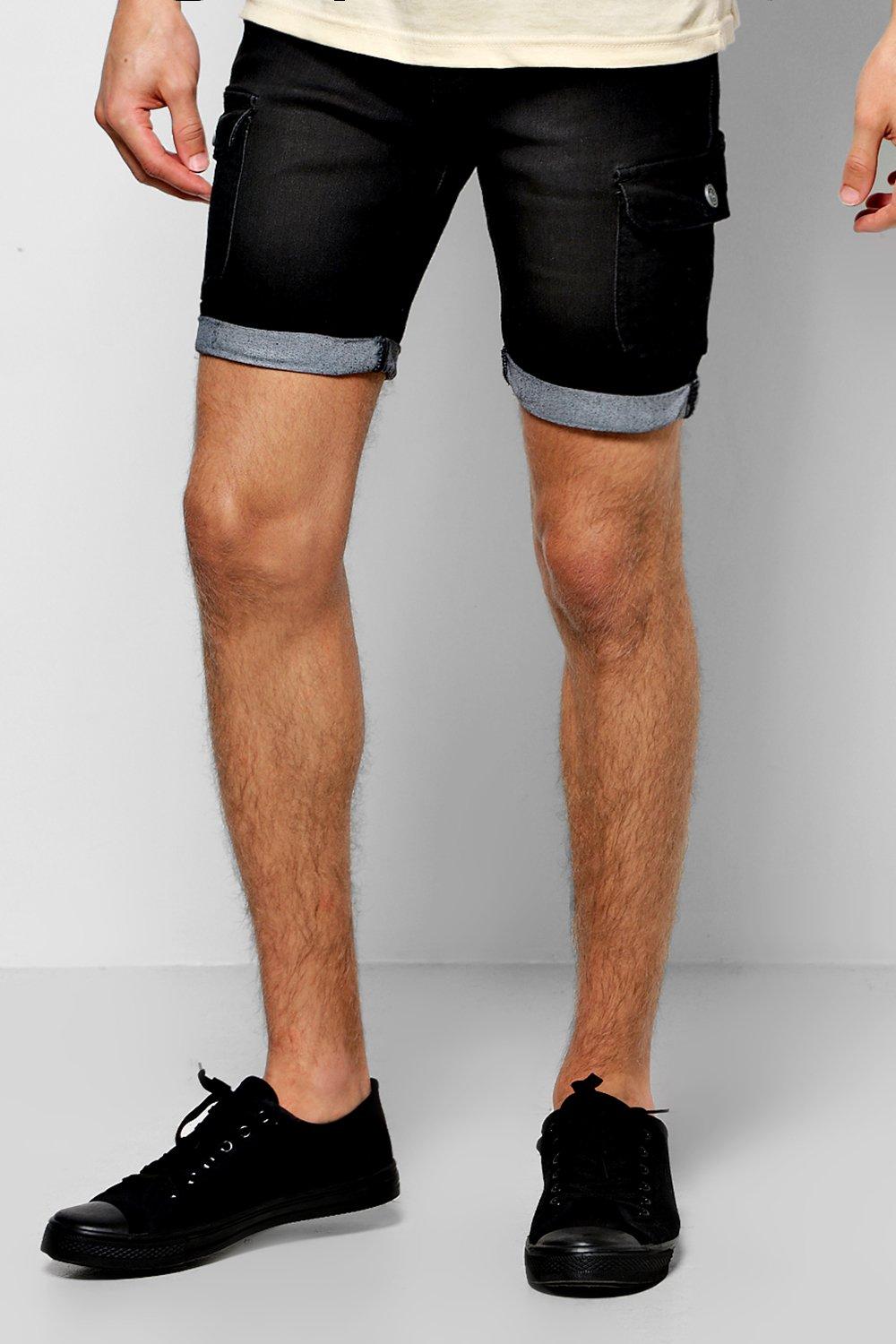 skinny cargo shorts